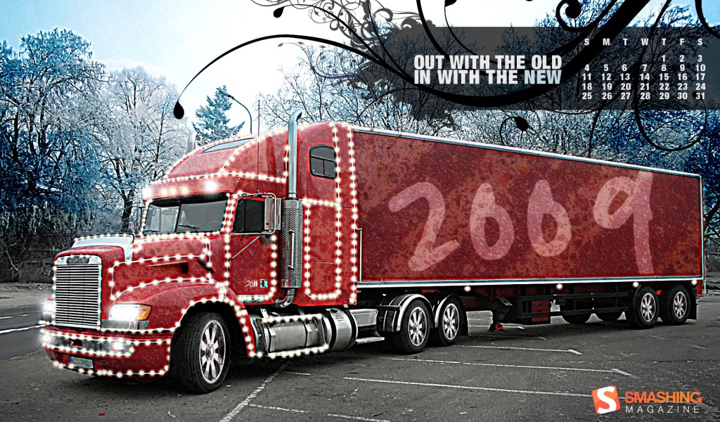 Новогодний фургон