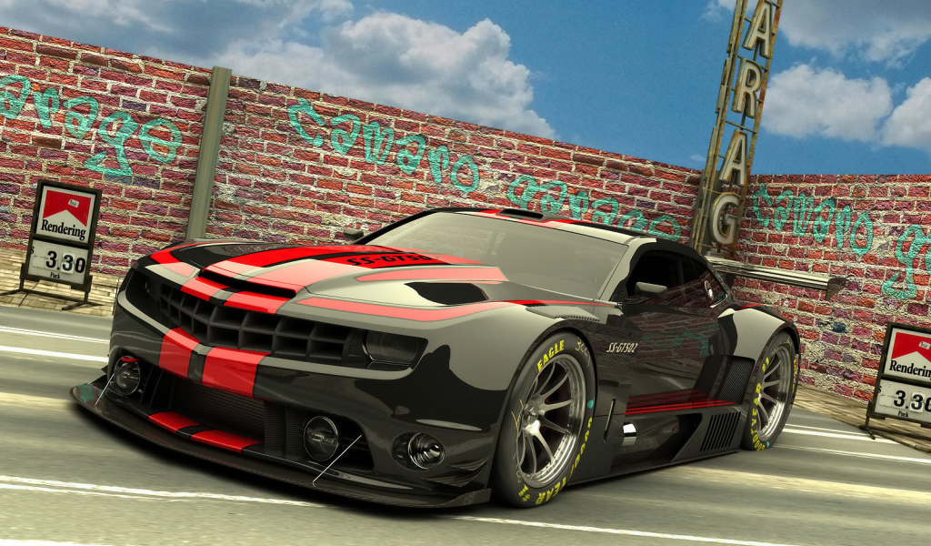 Черный Камаро