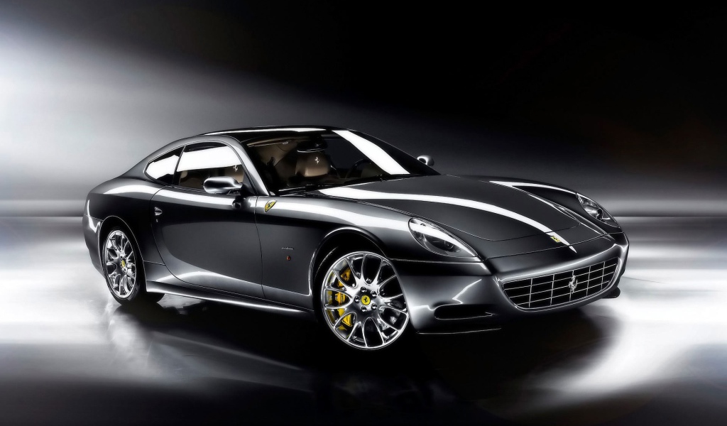 Черный авто Феррари