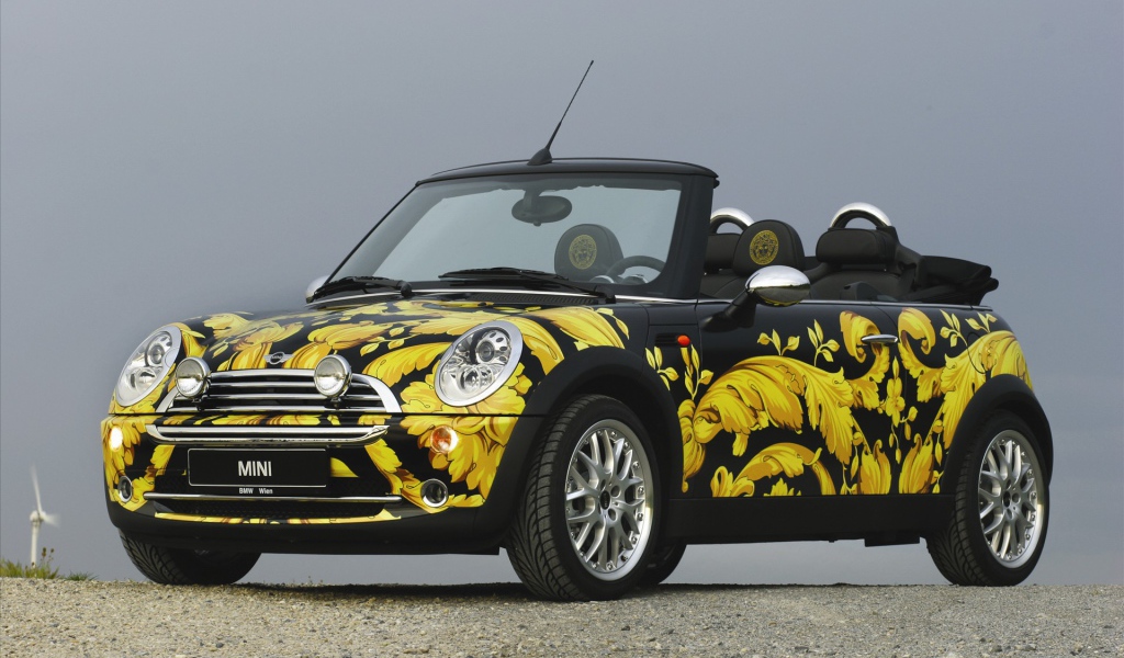 Мини Купер аэрография