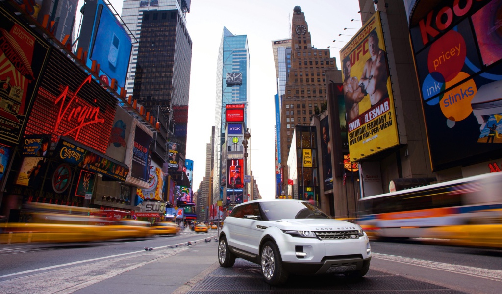 Land Rover в Нью Йорке