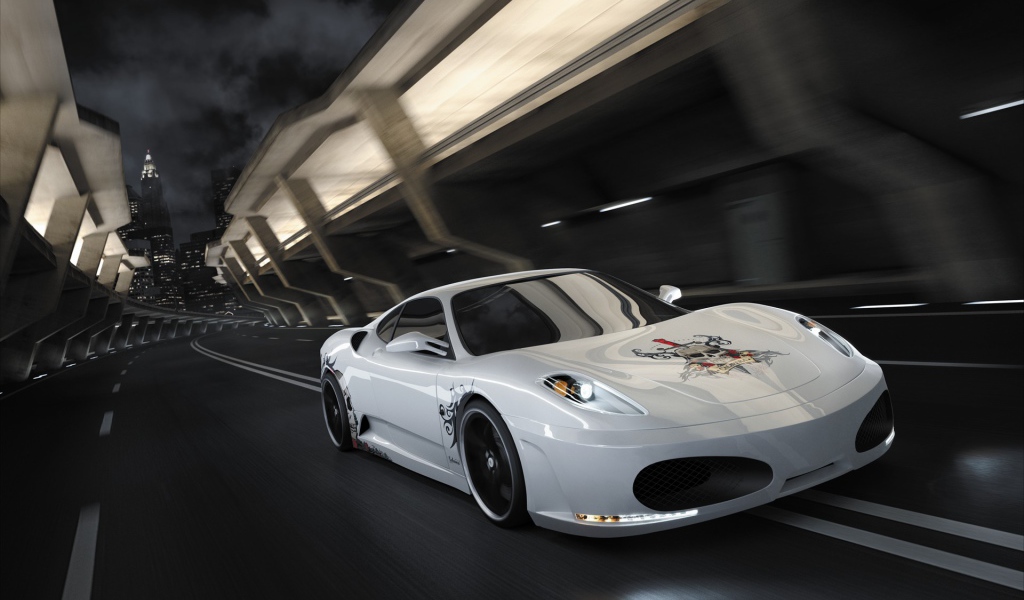 Крутая аэрография на машине