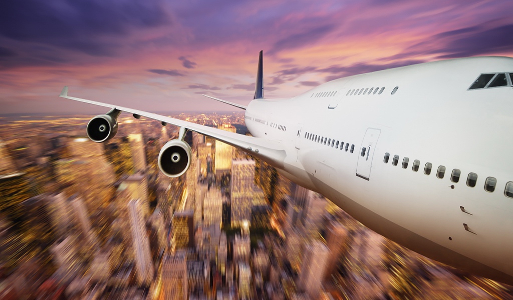 Полет над городом