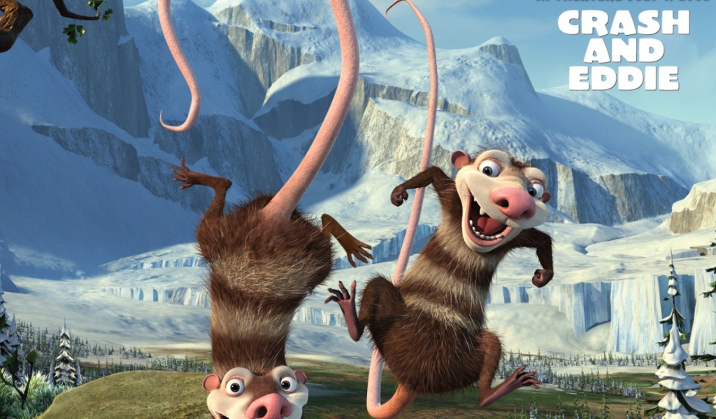 Ледниковый период 3 Эра динозавров / Крэш и Эдди