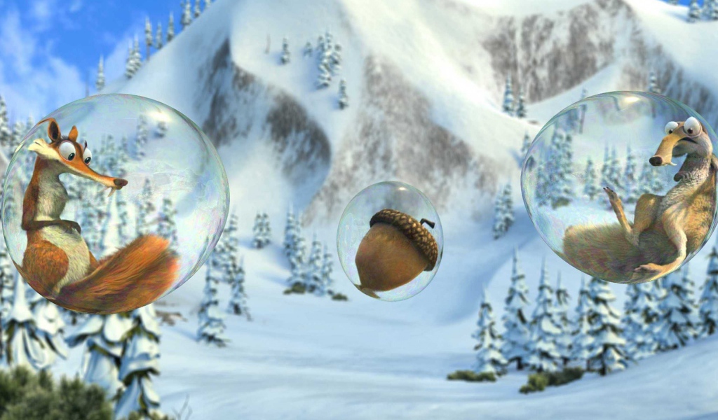 Белки в пузырях Ice Age