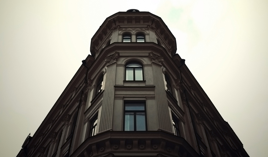 Красивая архитектура городского здания