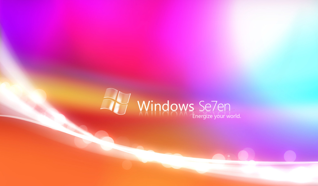 Windovs Seven разноцветная тема