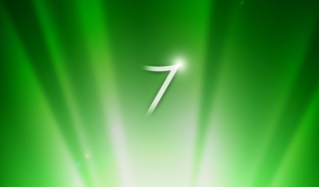 Windows 7 зеленая тема