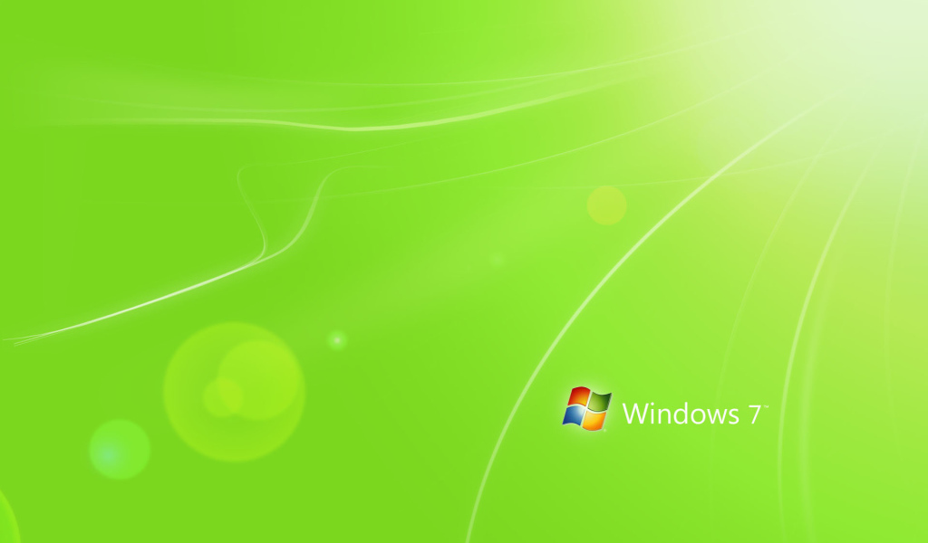 Windows 7 салатовая тема