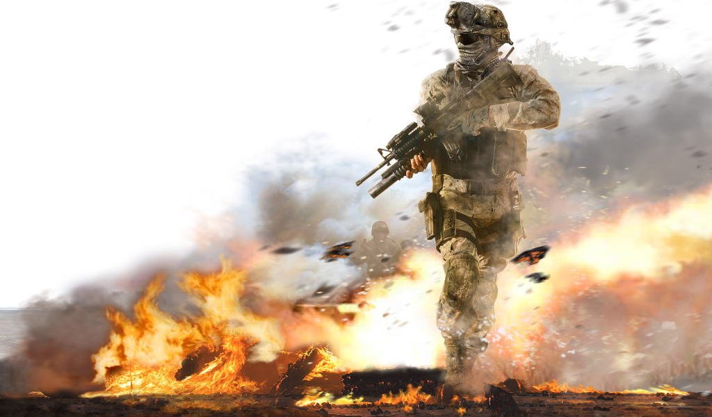 Вооруженный солдат