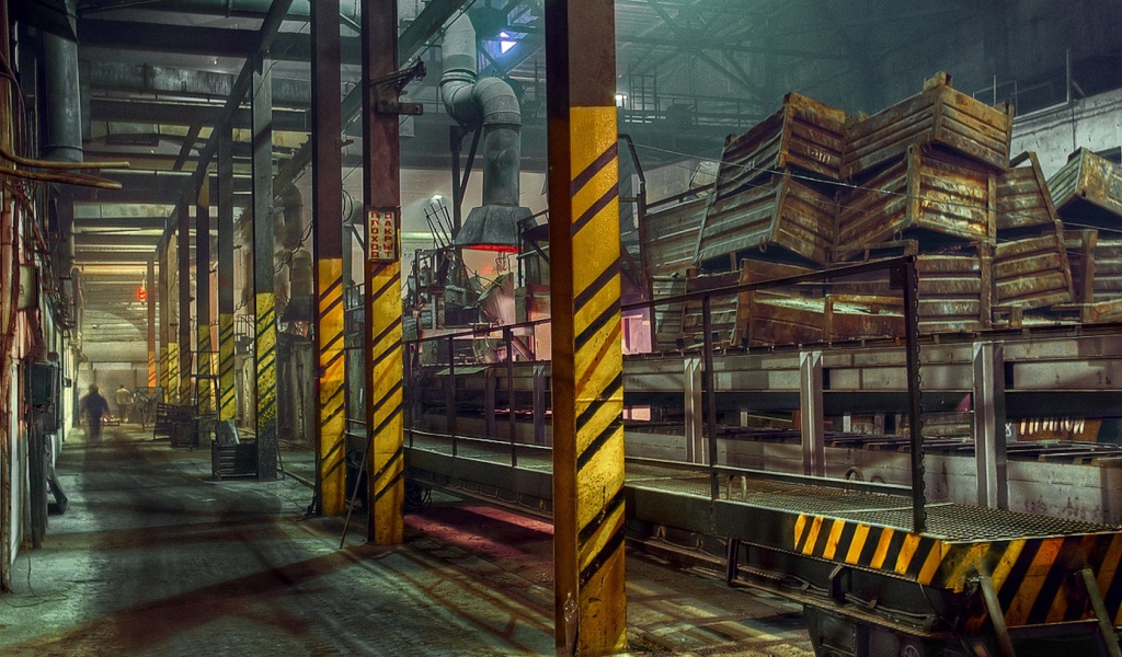 Фабрика завод цех