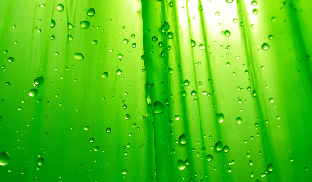 Зеленые капли