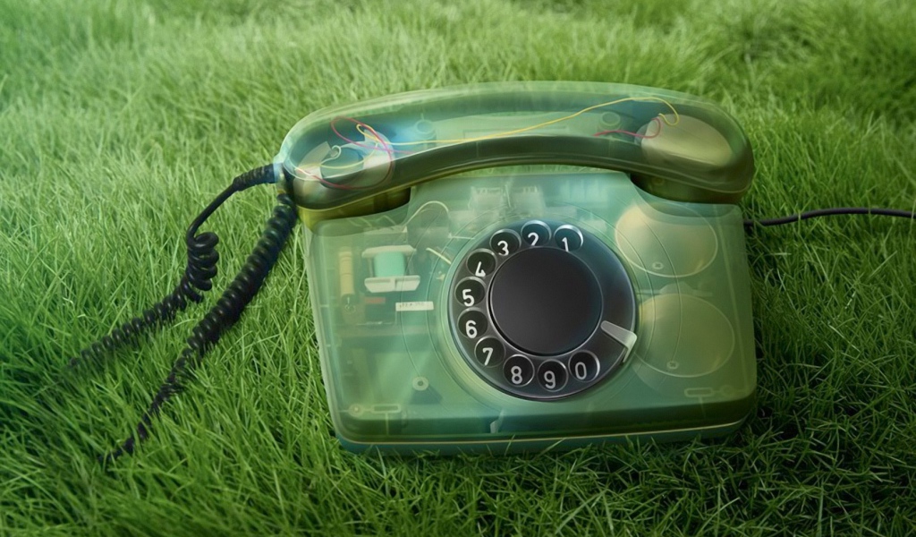 Зеленый телефон
