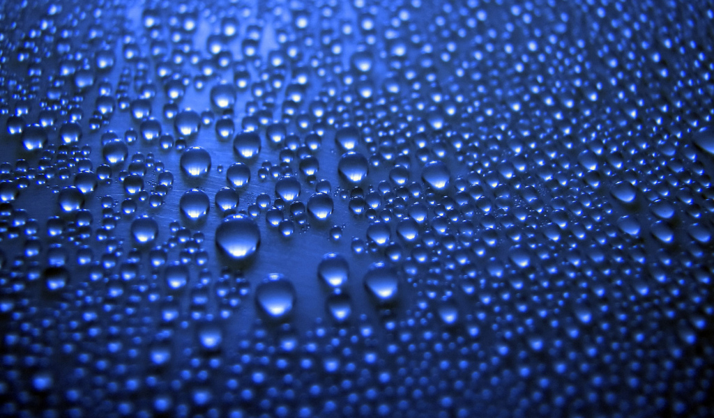 Множество мелких капель