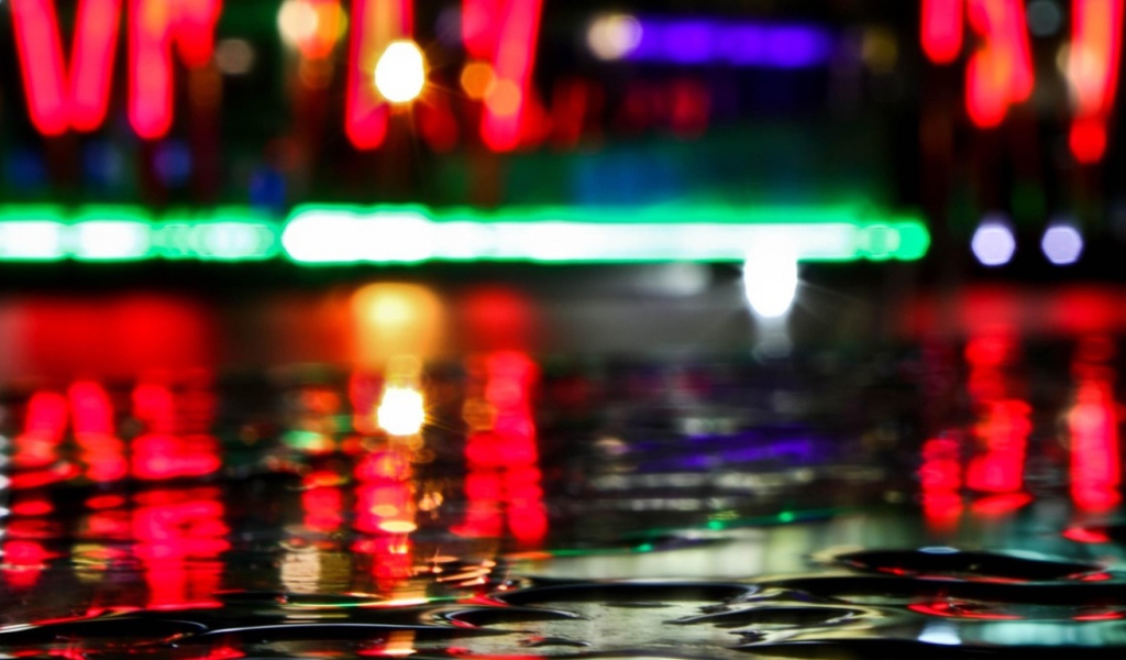 Огни ночного Дублина