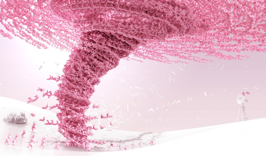 Розовый смерч