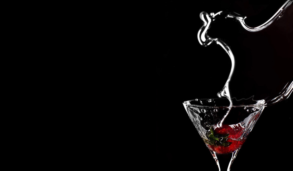 Клубничный коктейль