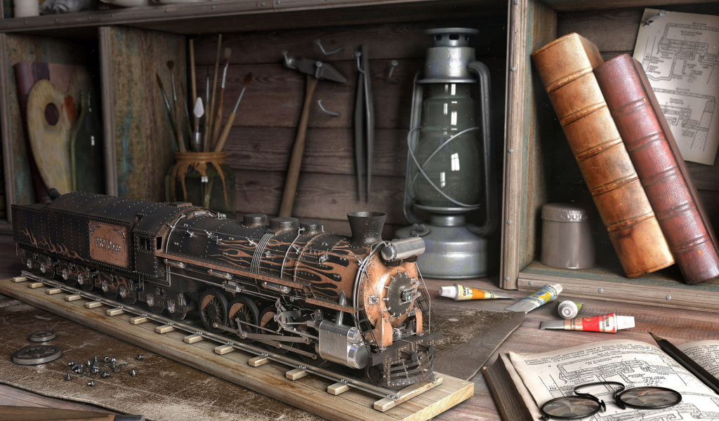 Игрушечный поезд