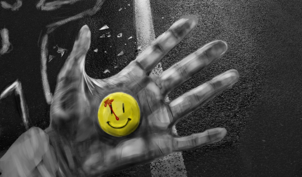 Значок смайл в руке