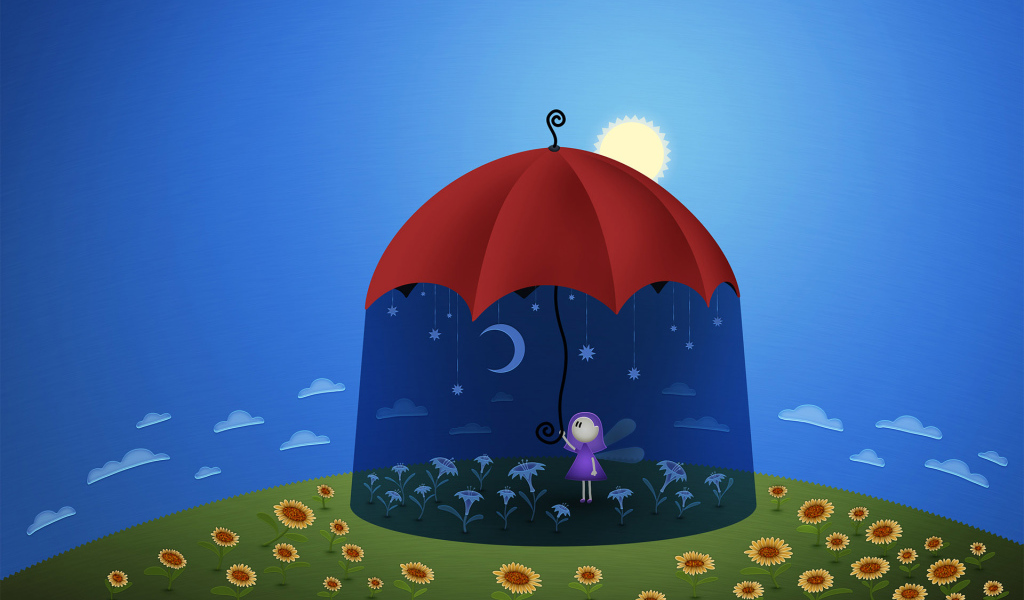 Ночь под зонтом