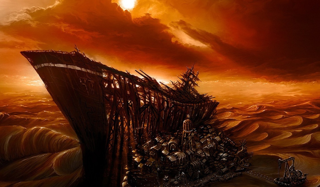 Корабль в пустыне