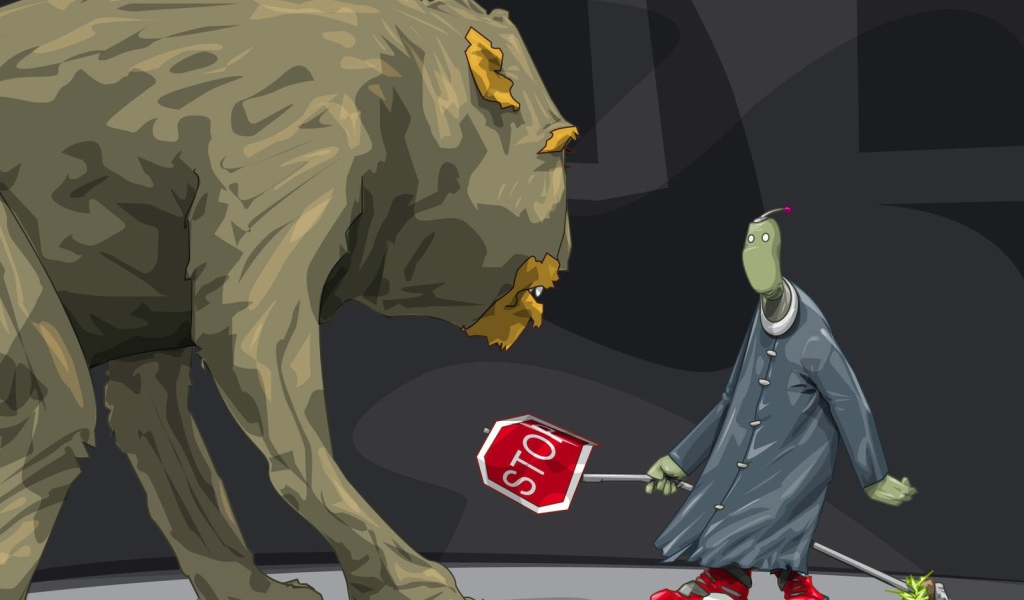 Попытка остановить монстра