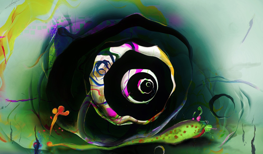 Цветная улитка