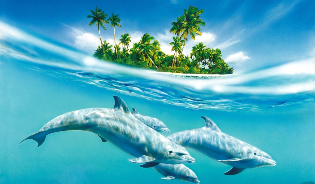 Семейство дельфинов