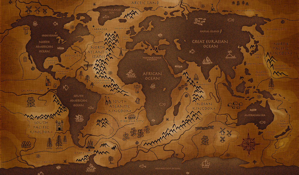 Фантастическая карта