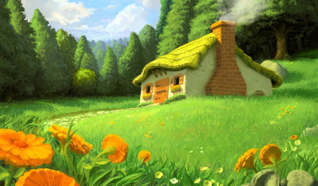 Домик на поляне