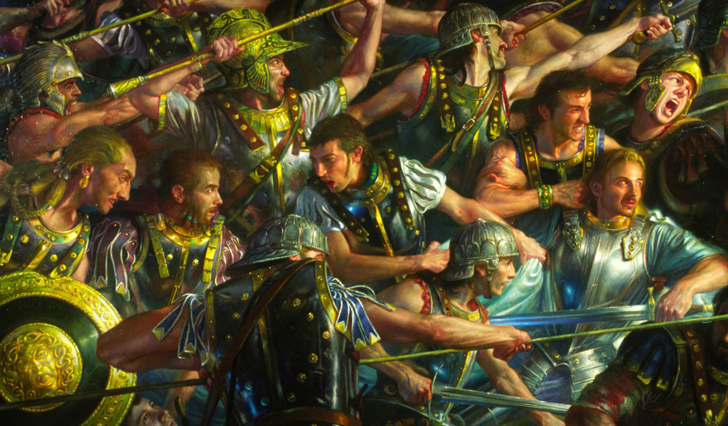 На поле битвы