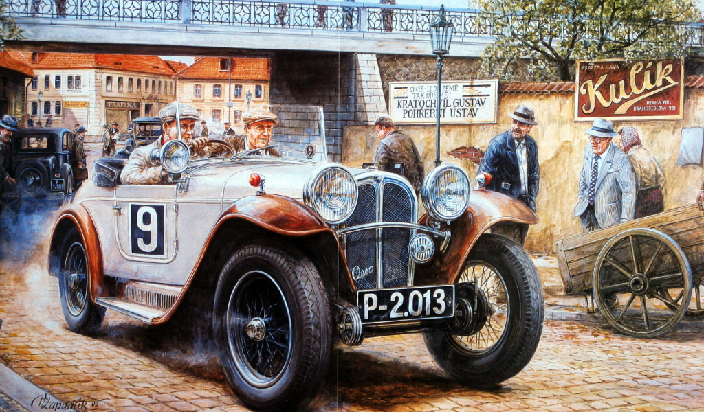 Гонки на старинных автомобилях