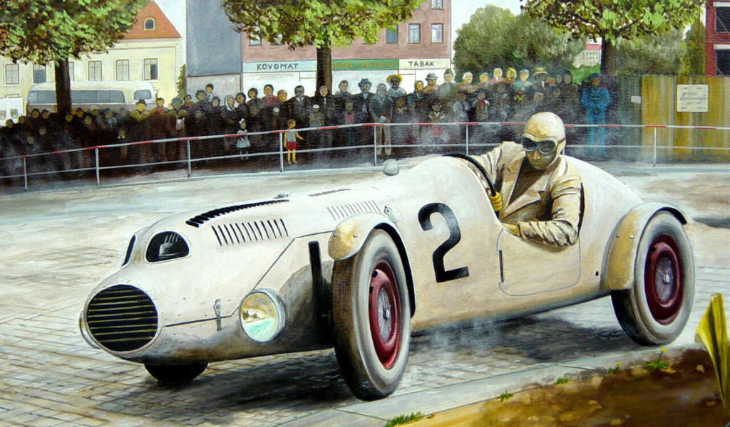 Спортивный ретро автомобиль