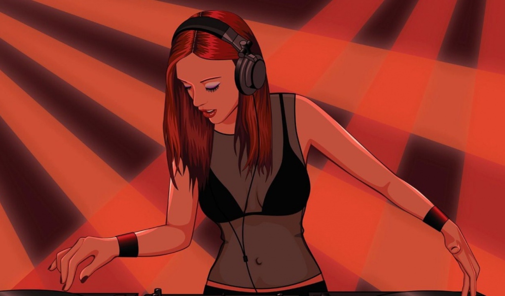 Девушка DJ