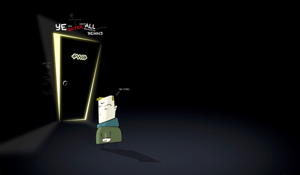 Задняя дверь