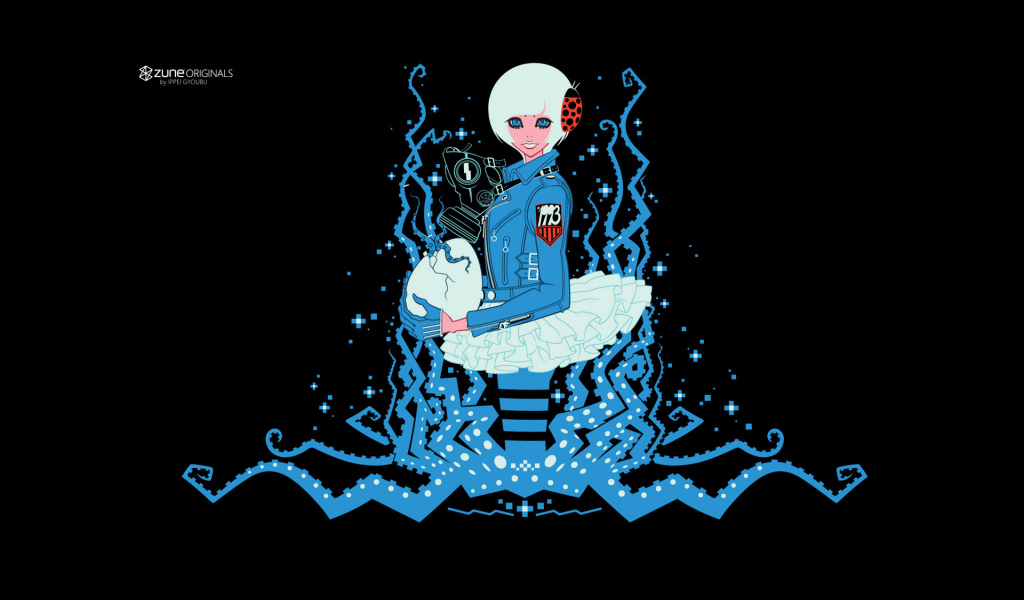 Векторная девчонка