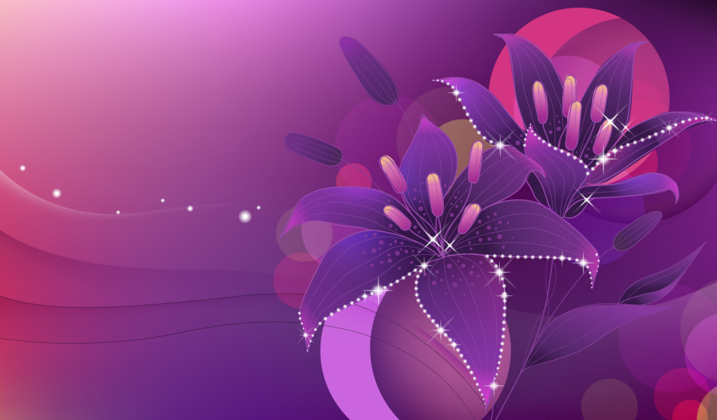 Фиолетовые цветы