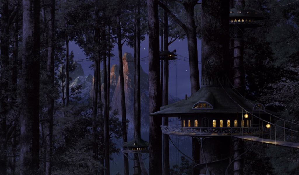 Дома лесных эльфов