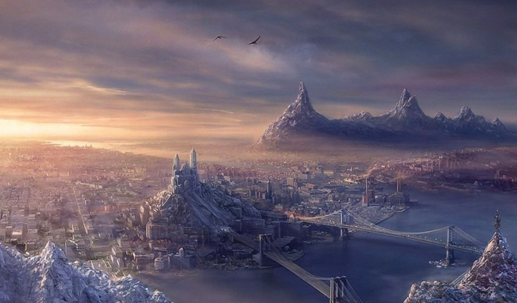 Крепость на руинах старого города