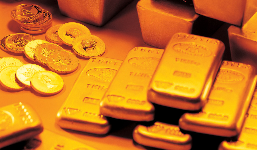 Слитки и монеты