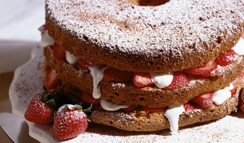 Клубничный пирог