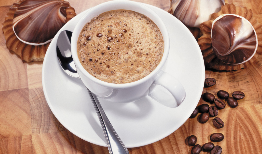 Кофе с пирожным