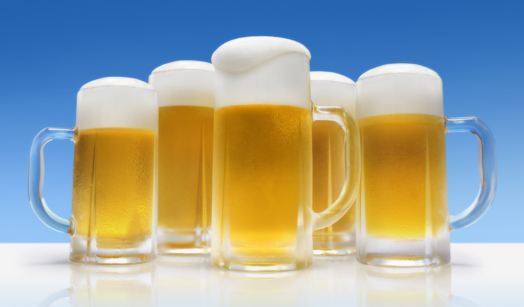 Прохладное пиво