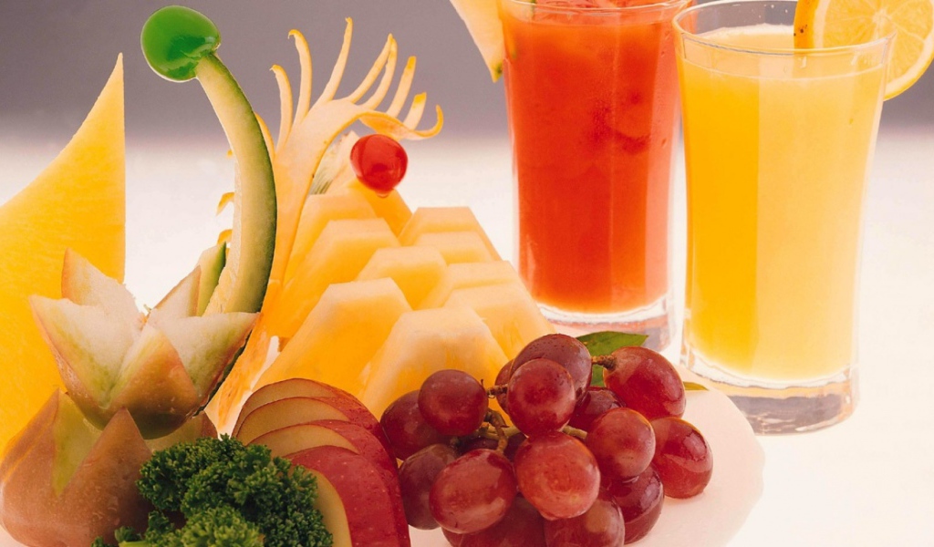Juice from fresh fruit
