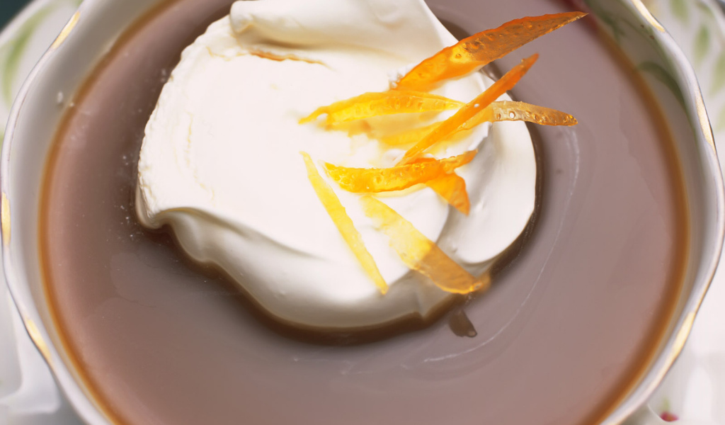 Чай со сливками