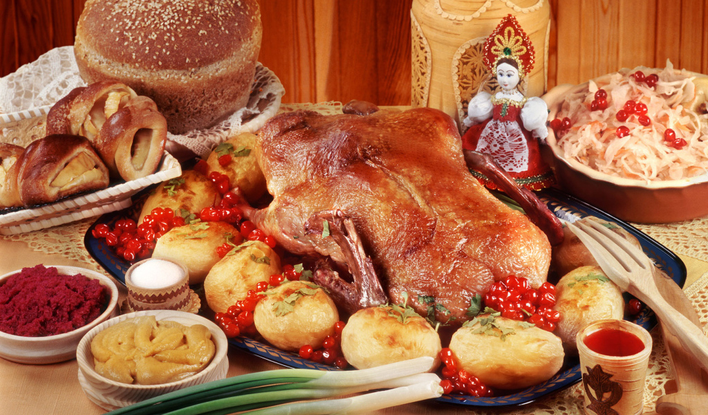 Жареная курочка