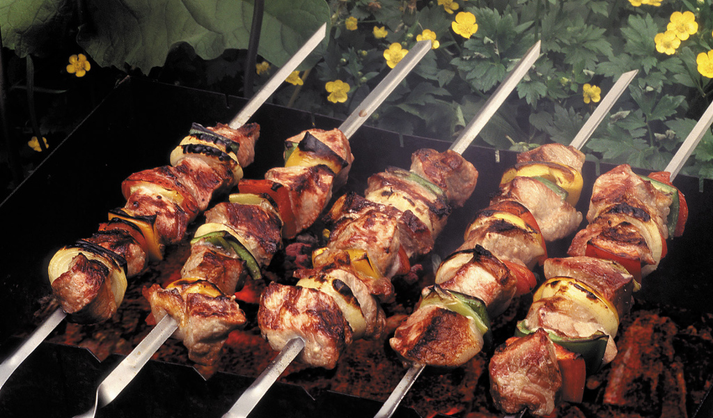 Мясо на жаровне