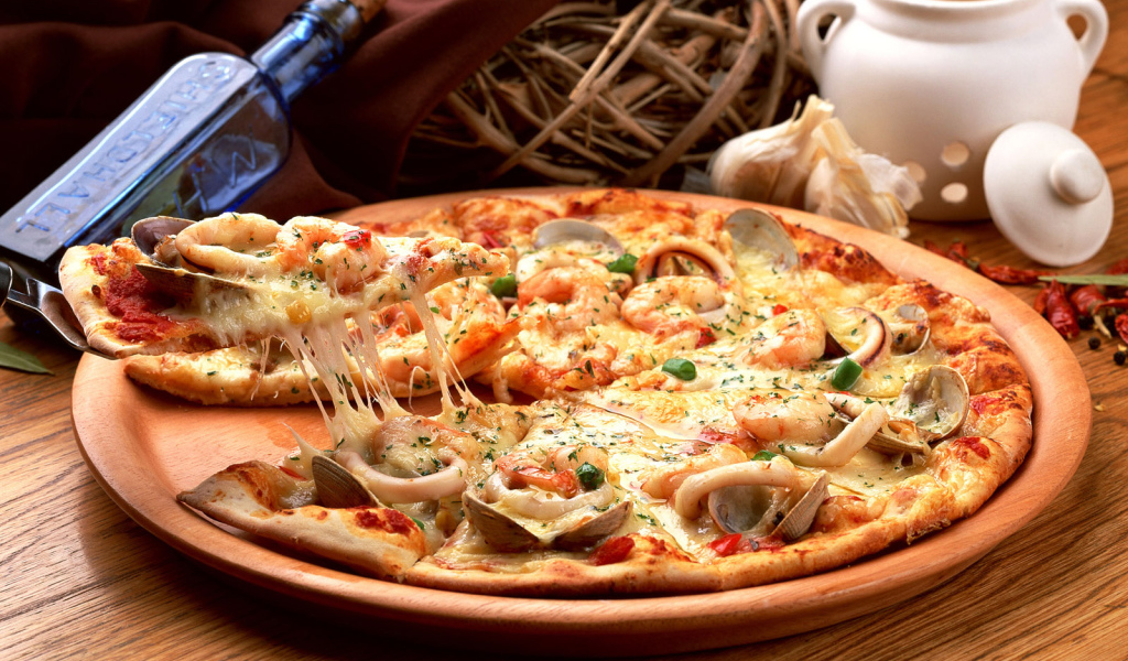 Пицца с грибочками