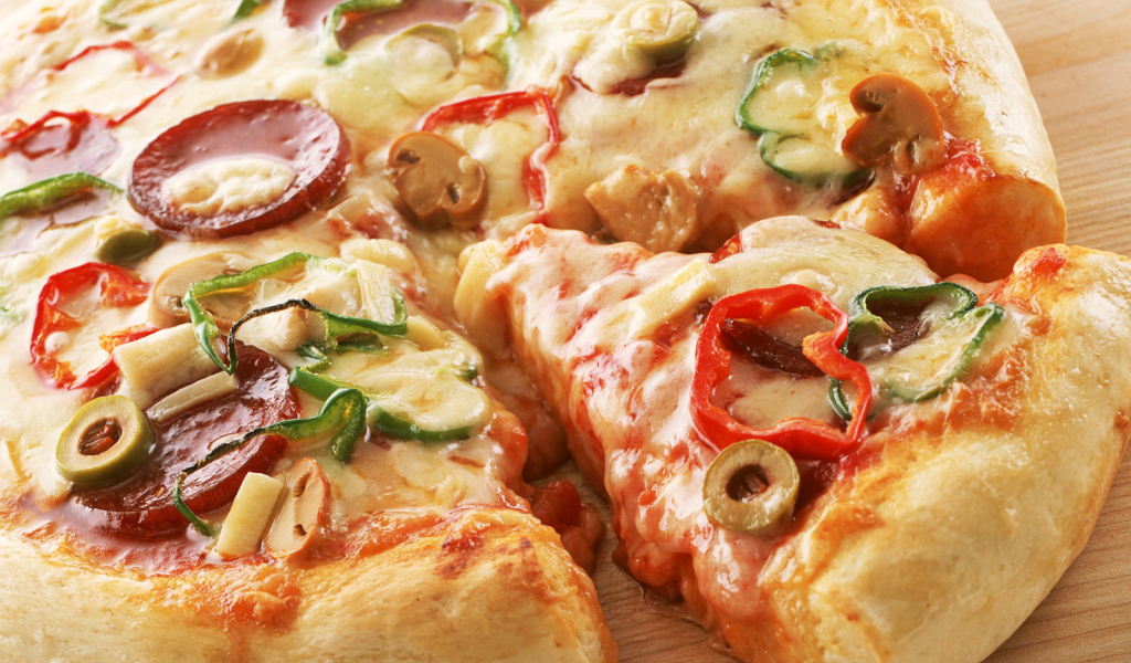 Пышная пицца