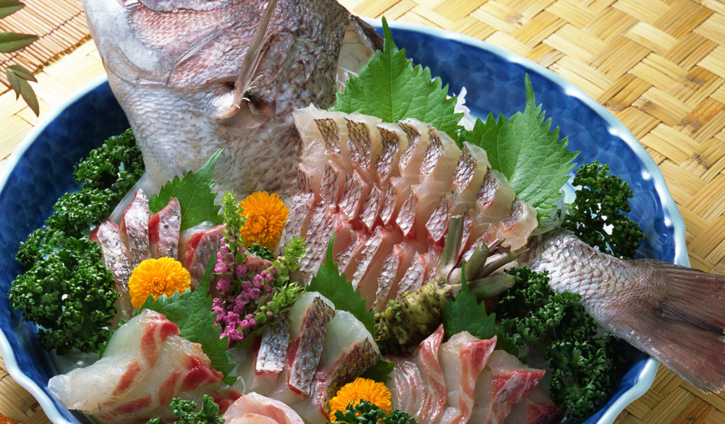 Красивое блюдо с рыбой